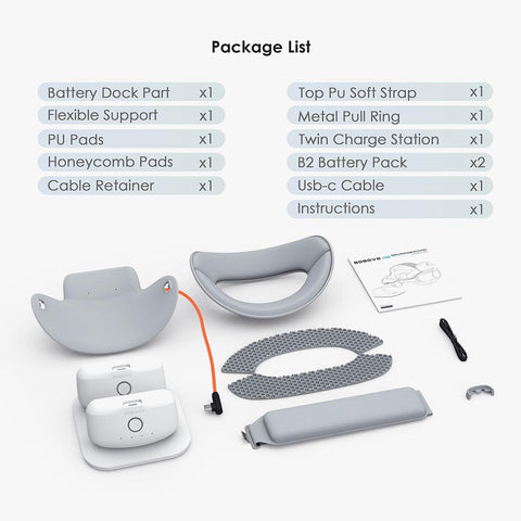 P4 Twin Battery Upgrade Combo For Pico 4 VR Headset 5200mAh Battery-CE01141-Veeddydropshipping