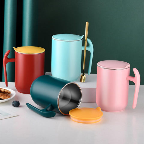 Thermos Cup Large Capacity Stainless Steel Mug-HA01288-Veeddydropshipping