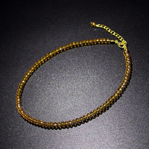 Simple Black Beads Short Necklace Fashion Jewelry Choker -JW01271-Veeddydropshipping