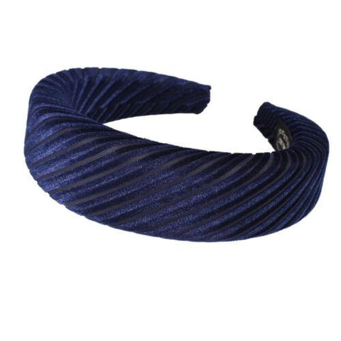 Ladies Padded Velvet Hair Band Accessories-WF01078-Veeddydropshipping
