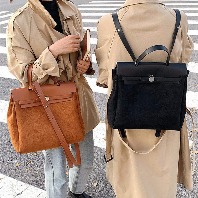 Backpack Women Simple Ladies Handbag Female Shoulder Bag Large-BS00064-Veeddydropshipping