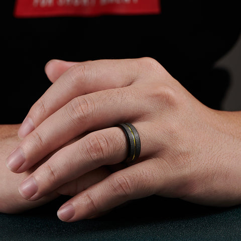 Carbide Wedding Rings for Men Bule Engagement Charm Jewelry -JW00407-Veeddydropshipping
