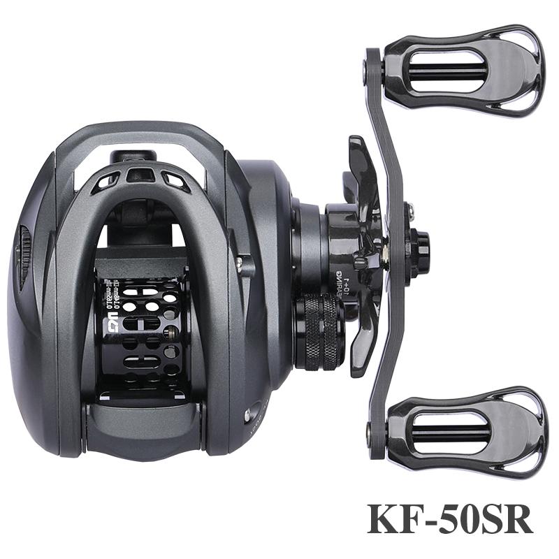 135g Bait Finesse Low Profile Baitcast Reel Dark Wolf 50S 4kg Ligh Game Casting Fishing -OS00378-Veeddydropshipping