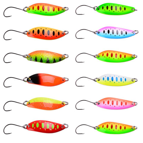 1PCS Metal Spinner Spoon Trout Fishing Lure Hard Bait Sequins Noise-OS00515-Veeddydropshipping