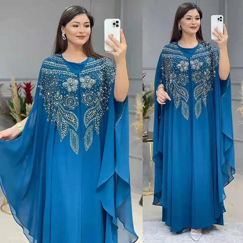 Abayas Women Fashion Dress Caftan Wedding-WF01510-Veeddydropshipping