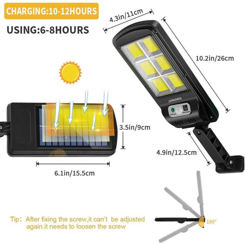 Solar Street Lights Outdoor Waterproof Motion Sensor Wall LED-TI00814-Veeddydropshipping