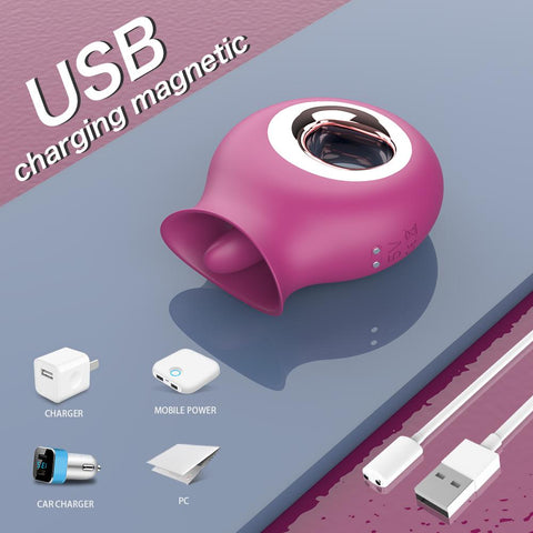 Vibrator for Women G-Spot Licking Dildo Clit Nipple Stimulator Oral Tongue Pussy -BH01177-Veeddydropshipping
