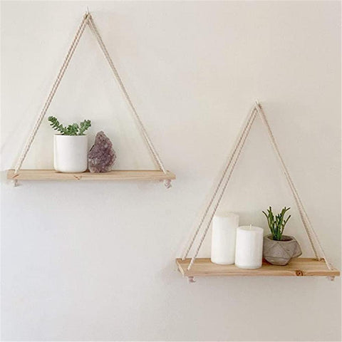 Premium Wood Swing Hanging Rope Wall-HA00232-Veeddydropshipping