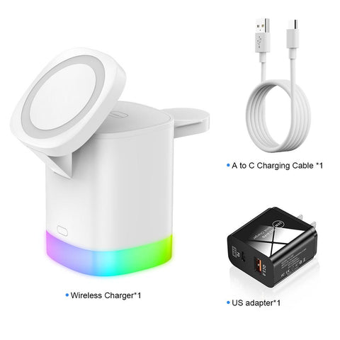 3 in 1 Magnetic Wireless Charger Stand Fast Charging-PA01120-Veeddydropshipping