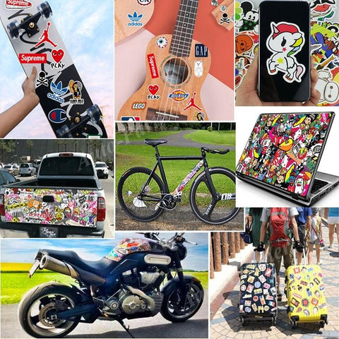 Stickers Waterproof Vinly Skateboard Guitar Laptop Luggage-AM00929-Veeddydropshipping