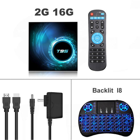 T95 TV Box Android 10.0 Allwinner H616 2G/4G RAM 16G 32G 64G 4k Quad Core -CE01028-Veeddydropshipping