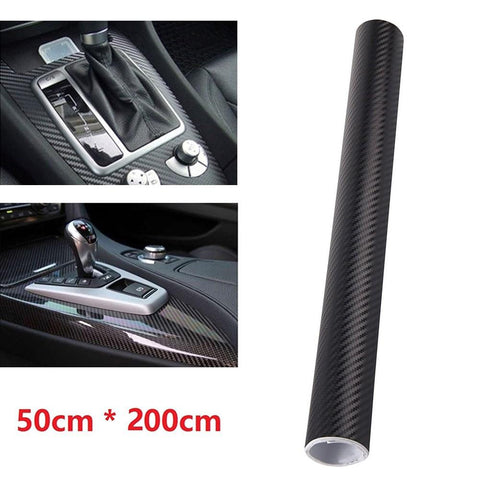 Black Carbon Fiber Vinyl Foil Film Wrapping-AM00789-Veeddydropshipping