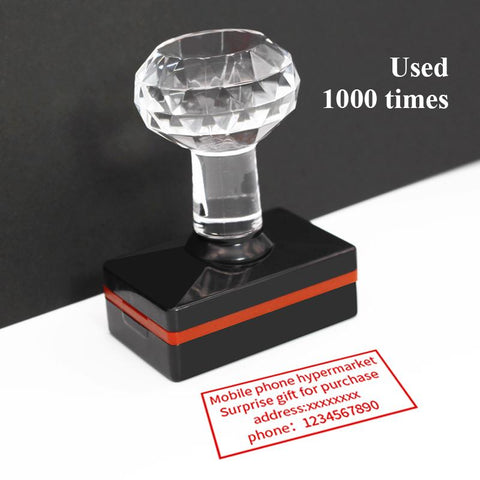 Personalized Logo Self inking Stamp Customized Photosensitive-HA00027-Veeddydropshipping