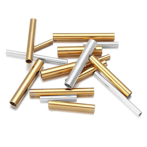 Stainless Steel Curved Tube For Making  Diy Jewelry Finding-JW01577-Veeddydropshipping