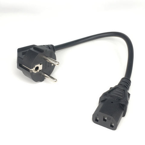 CEE7/7 to IEC C13 Power Cords, 10A/16A, 250V, H03VV-F 0.75mm Cable -CE00175-Veeddydropshipping