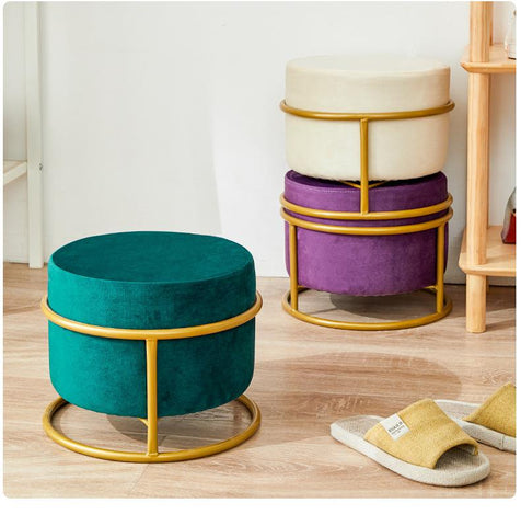 Nordic Luxury Living Room Stool-HA01697-Veeddydropshipping