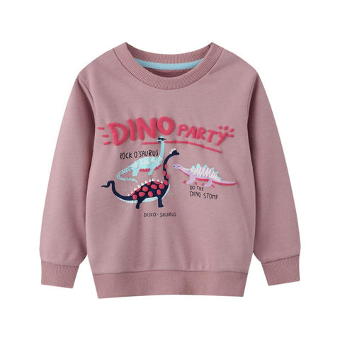 Jumping Meters Boys Long Sleeves Shark Embroidery Pattern Sweatshirts Kids-TB01344-Veeddydropshipping