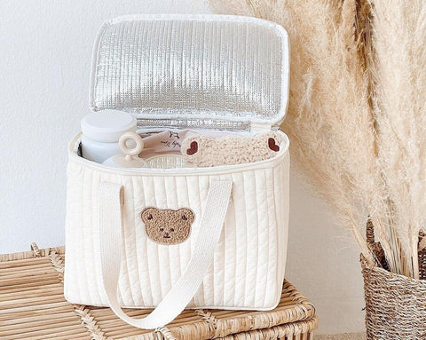 Cute Bear Mommy Bag Diaper Nappy Baby Stuff Organizer Stroller-TB00231-Veeddydropshipping