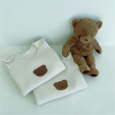 Baby Toddler Sleeping Bags Cotton Gauze Sleeveless Vest Anti-kick Bear-TB01073-Veeddydropshipping