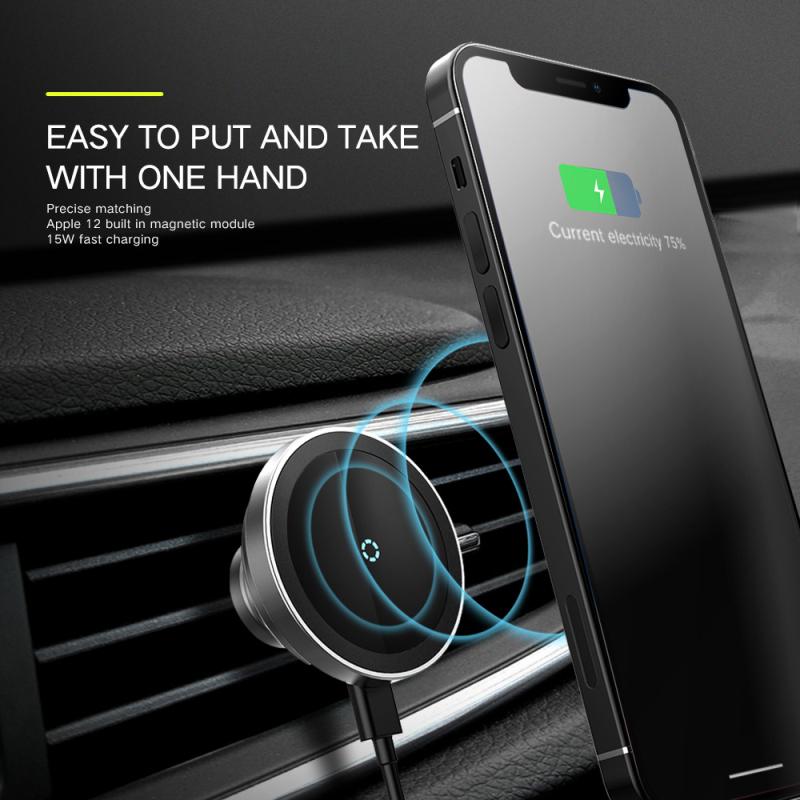Magnetic Wireless Car Charger Mount Compatible-PA01182-Veeddydropshipping
