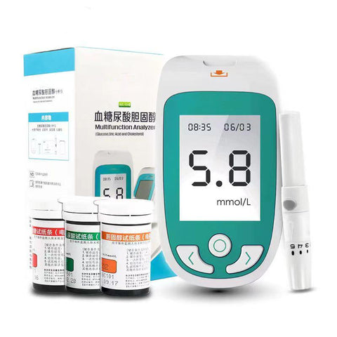 Multi-function Cholesterol Meter Blood Glucose Monitor-BH00785-Veeddydropshipping