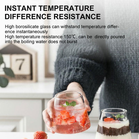 Mountain Glass Cup Heat-resistant Glass Water Cup-HA01273-Veeddydropshipping