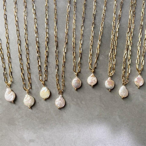 Trendy Y-shaped Stainless Steel Necklace Gold Color Jewelry -JW00153-Veeddydropshipping