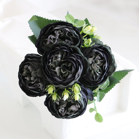Hydrangea Flowers Artificial Bouquet Silk Blooming-HA00671-Veeddydropshipping