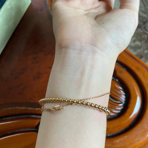 Gold Quality Pearls Bracelet Rose Platinum Designer Jewelry -JW00079-Veeddydropshipping