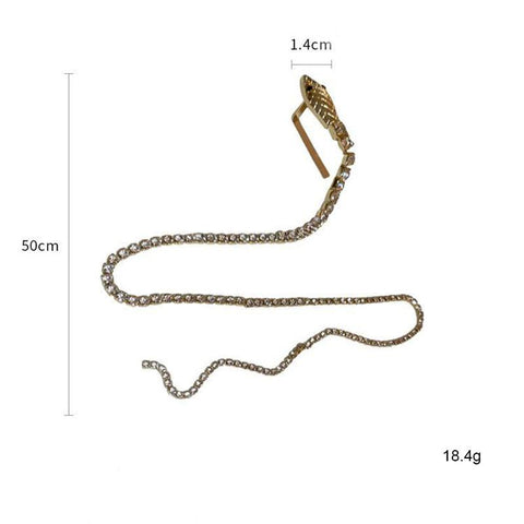 Snake Hairpin  Metal Hair Hair Accessories Jewelry -JW00455-Veeddydropshipping