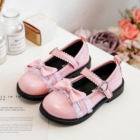 Children Performance Mary Janes Lace Lolita Fashion Girls-TB00110-Veeddydropshipping
