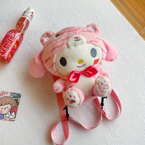 Kawaii Plush Sanrio Backpack Kitty Backpacks for Girls-TB00079-Veeddydropshipping