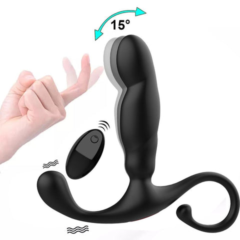 Flexural Vibration Anal Vibrator Prostate Massage Butt Plug Prostate Stimulator -BH01217-Veeddydropshipping