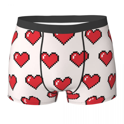 Art Boxer Briefs Shorts Panties Polyester Underwear Male-MF01439-Veeddydropshipping