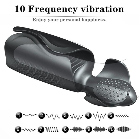 Powerful Male Vibrator Glans Massager Penis Stimulation penis delay trainer -BH01213-Veeddydropshipping