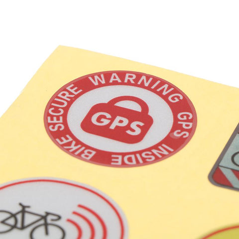 Bicycle Warning Stickers Anti-theft Stickers For-AM00921-Veeddydropshipping