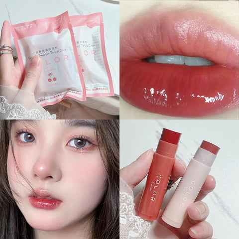 Cute Fruit Lip Balm Peach Tea Color Lip Gloss-BH00641-Veeddydropshipping