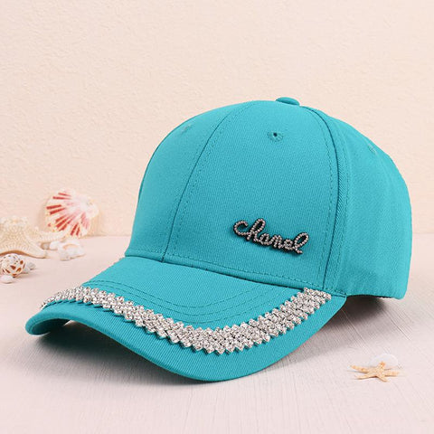 Fashion Rhinestone Belt Baseball Caps-WF01359-Veeddydropshipping