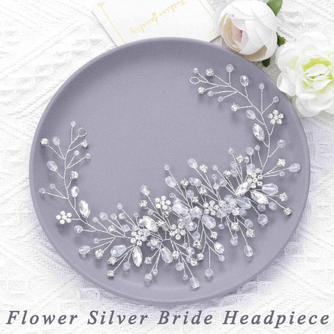 Fashion Silver Color Handmade Headband Wedding -JW00531-Veeddydropshipping