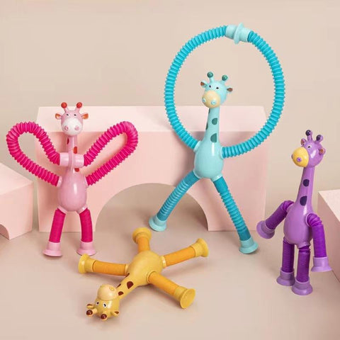 Animal Sucker Toys DIY Silicone Block Model Sucker Assembled Construction-TB01490-Veeddydropshipping