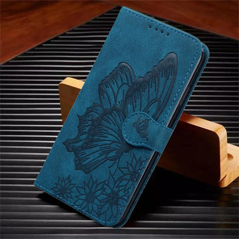 Butterfly Leather Flip Cover For Xiaomi Mi11 Redmi Note 9T 9 9A 9S 8 Pro-PA00311-Veeddydropshipping