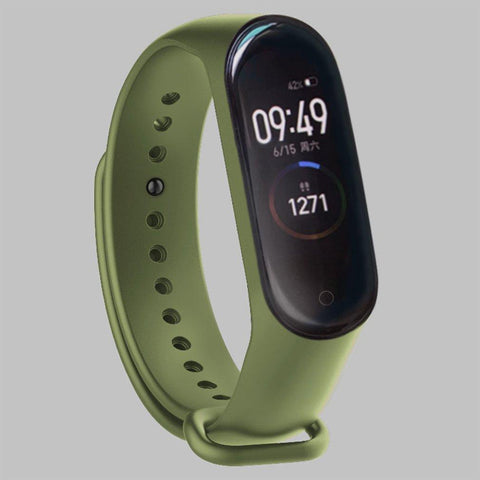 For Xiaomi Mi Band 5 4 3 Silicone 20mm Replacement Wristband Bracelet-CE00762-Veeddydropshipping