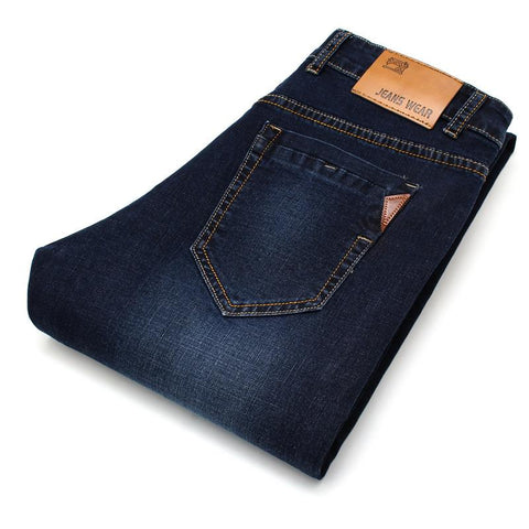 Jeans Business Casual Stretch Slim Denim Pants-MF00640-Veeddydropshipping