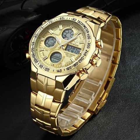 Luxury Watch Mens Original Quartz Wrist Steel Waterproof -JW00771-Veeddydropshipping