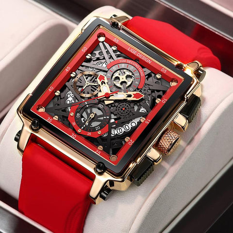 Watch Luxury Waterproof Quartz Square Wrist Watches-JW00726-Veeddydropshipping
