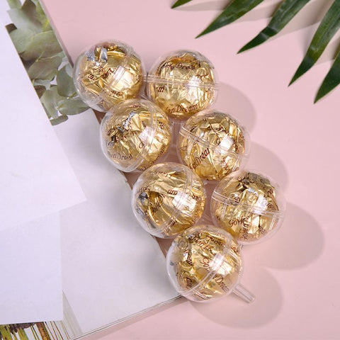Bouquet Truffle Liner Clear Flower Candy Box-HA01880-Veeddydropshipping