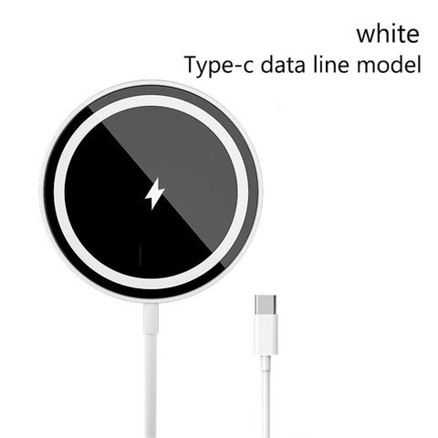 Type C Usb Quick Magnetic Charger 15W Black Mini-PA01117-Veeddydropshipping