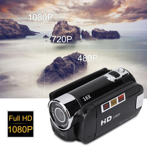 16MP Digital Camcorder 720P Full HD DV Camcorder Digital Video Camera Degree Rotation -CE00340-Veeddydropshipping