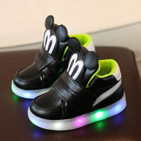 Light Up Fashion Cartoon Glowing Children&#39;s Shoes LED Fashion Korean-TB00124-Veeddydropshipping