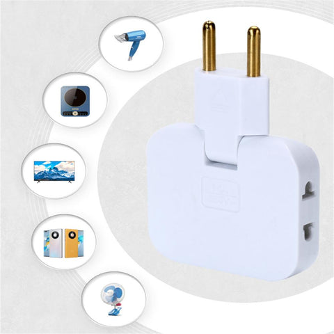 EU Plug 3 AC Outlet Power Strip Multiprise 1 Convert 3 Extension-CE00019-Veeddydropshipping